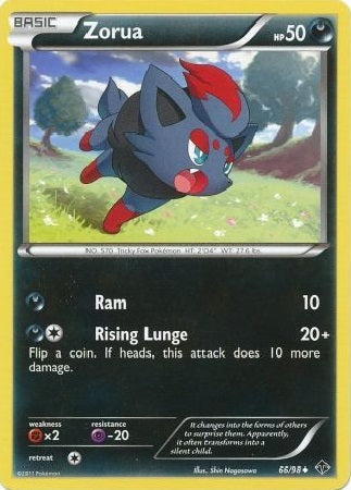 Zorua - 66/98 - Uncommon available at 401 Games Canada