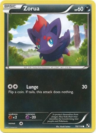 Zorua - 70/114 - Common available at 401 Games Canada