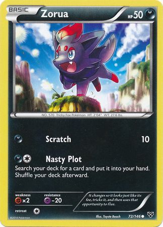 Zorua - 72/146 - Common available at 401 Games Canada