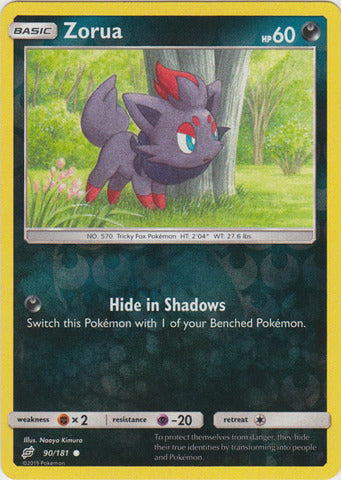 Zorua - 90/181 - Common - Reverse Holo available at 401 Games Canada