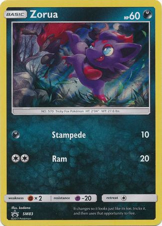 Zorua - SM83 - Holo Promo available at 401 Games Canada