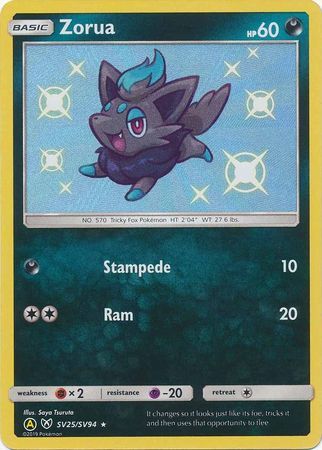 Zorua - SV25/SV94 - Shiny Rare available at 401 Games Canada