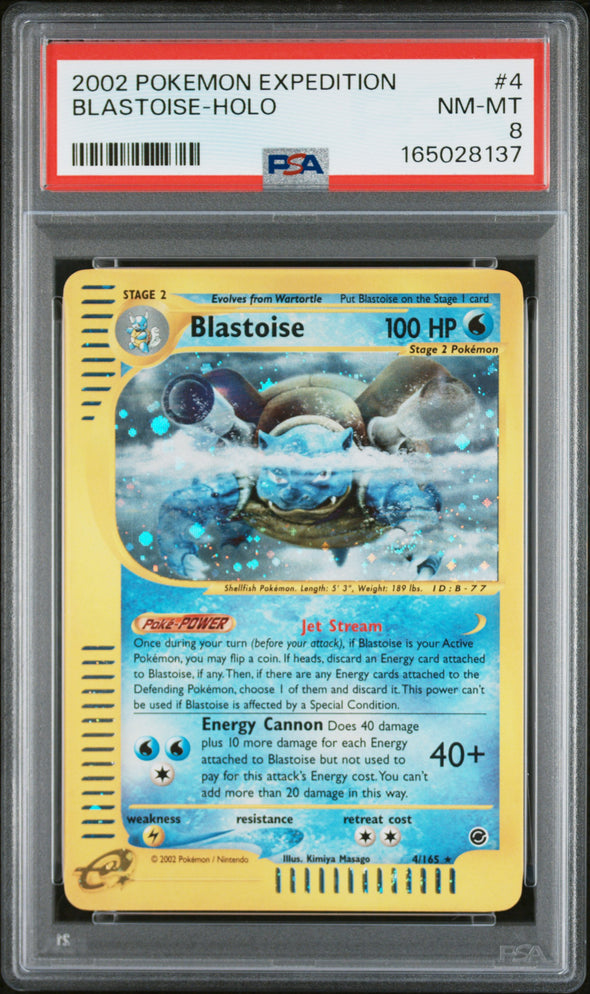 BLASTOISE (4) - POKEMON EXPEDITION - HOLO - NM-MT 8