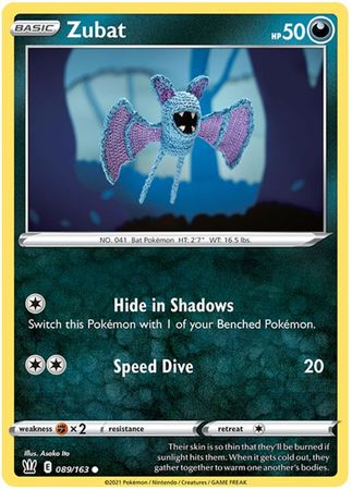 Zubat - 089/163 - Common available at 401 Games Canada