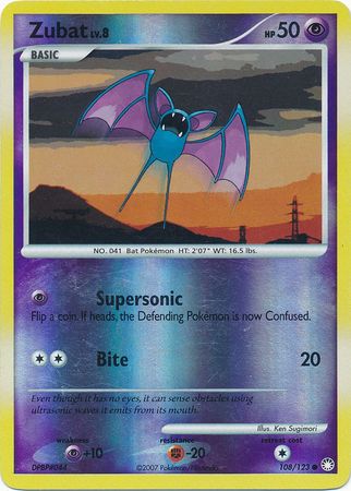 Zubat - 108/123 - Common - Reverse Holo available at 401 Games Canada