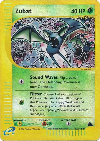 Zubat - 117/144 - Common - Reverse Holo available at 401 Games Canada