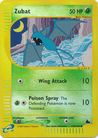 Zubat - 118/144 - Common - Reverse Holo available at 401 Games Canada