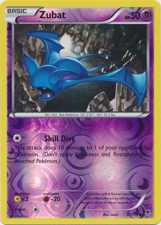 Zubat - 31/119 - Common - Reverse Holo available at 401 Games Canada