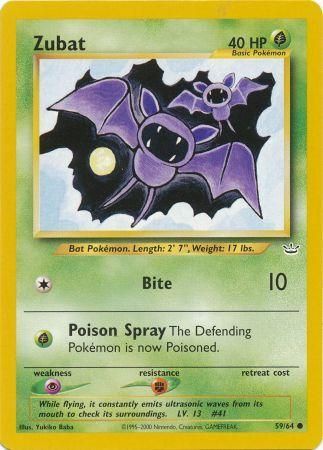 Zubat - 59/64 - Common - Unlimited available at 401 Games Canada