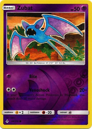 Zubat - 64/214 - Common - Reverse Holo available at 401 Games Canada