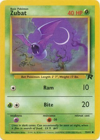 Zubat - 70/82 - Common - Unlimited available at 401 Games Canada