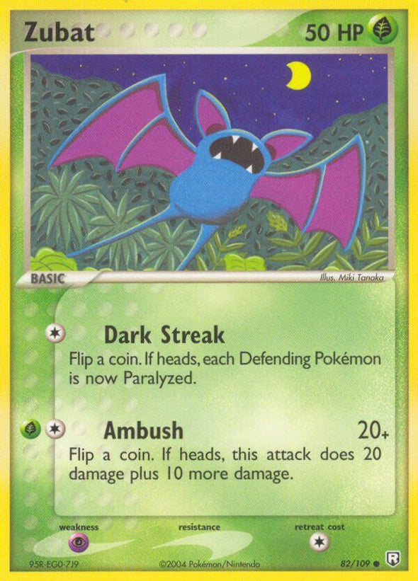 Zubat - 82/109 - Common available at 401 Games Canada