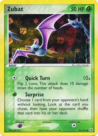 Zubat - 83/101 - Common - Reverse Holo available at 401 Games Canada