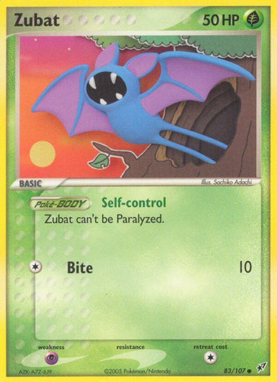 Zubat - 83/107 - Common available at 401 Games Canada