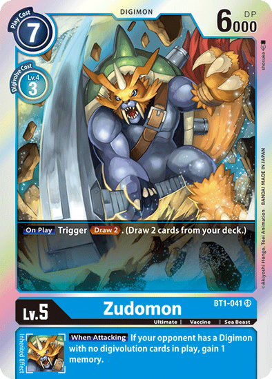 Zudomon - BT1-041 - Super Rare available at 401 Games Canada