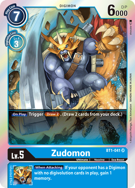 Zudomon - BT1-041 - Super Rare available at 401 Games Canada