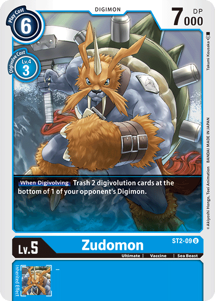 Zudomon - ST2-09 - Uncommon available at 401 Games Canada