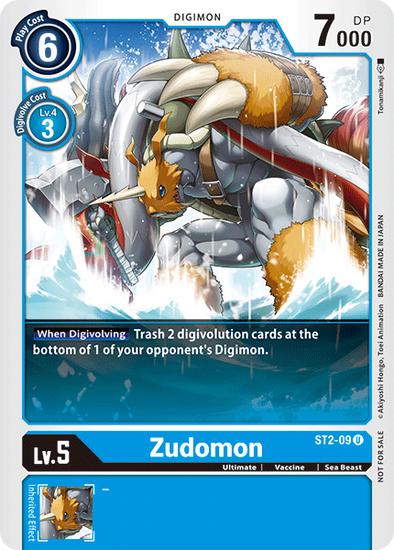 Zudomon (Tamer Battle Pack 1 Alternate Art) - ST2-09 - Promo available at 401 Games Canada