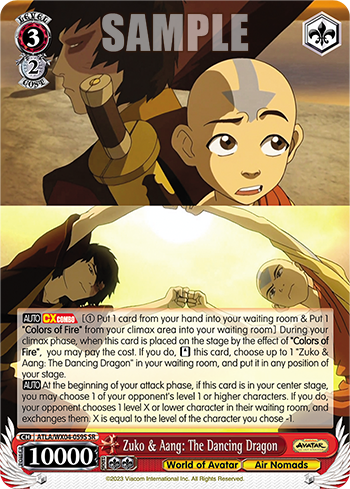 Zuko & Aang: The Dancing Dragon - ATLA/WX04-E059S - Super Rare available at 401 Games Canada