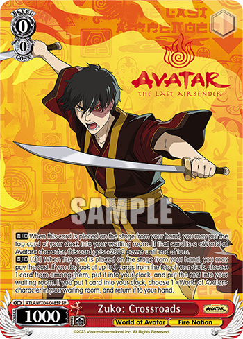 Zuko: Crossroads - ATLA/WX04-E048SP - Special Rare available at 401 Games Canada