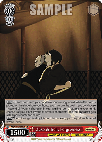 Zuko & Iroh: Forgiveness - ATLA/WX04-E052S - Super Rare available at 401 Games Canada