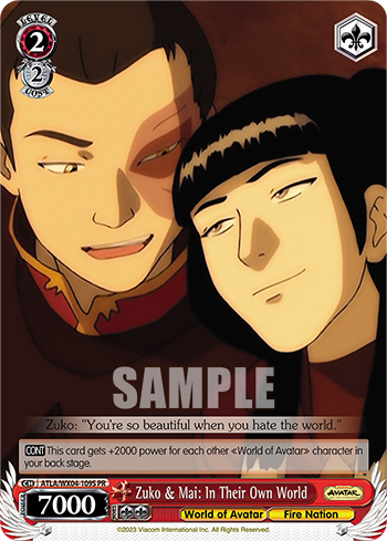 Zuko & Mai: In Their Own World - ATLA/WX04-E109 - Promo available at 401 Games Canada