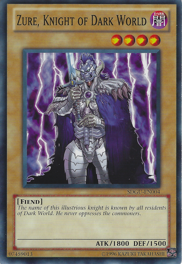 Zure, Knight of Dark World - SDGU-EN004 - Common - Unlimited available at 401 Games Canada