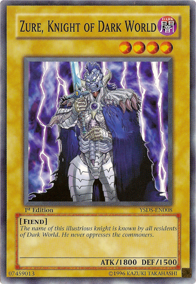 Zure, Knight of Dark World - YSDS-EN008 - Common - 1st Edition available at 401 Games Canada