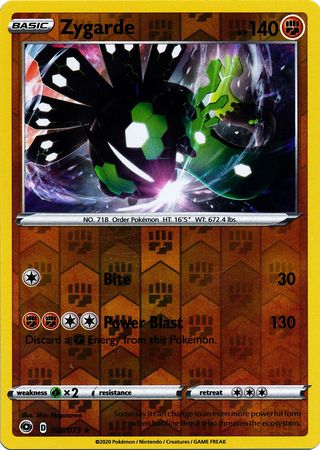 Zygarde - 028/073 - Holo Rare - Reverse Holo available at 401 Games Canada