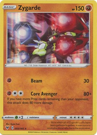 Zygarde - 093/185 - Holo Rare available at 401 Games Canada