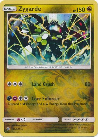 Zygarde - 100/147 - Holo Rare - Reverse Holo available at 401 Games Canada