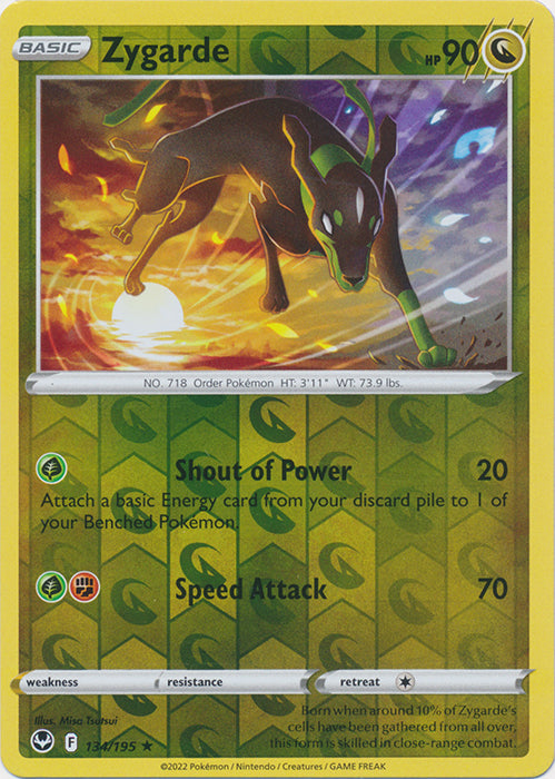 Zygarde - 134/195 - Rare - Reverse Holo available at 401 Games Canada