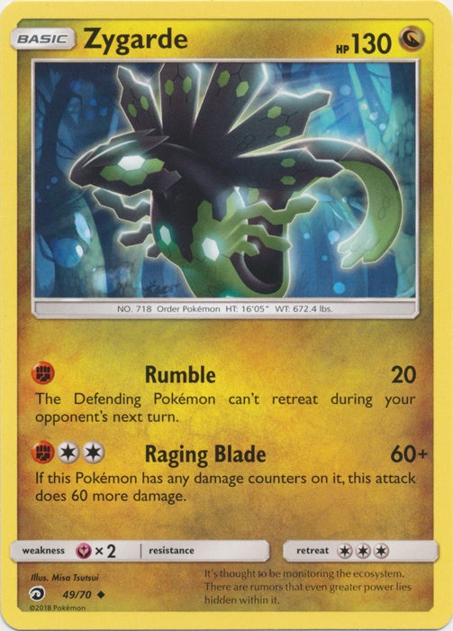 Zygarde - 49/70 - Uncommon available at 401 Games Canada