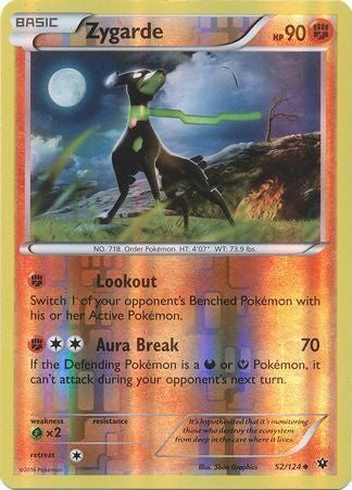 Zygarde - 52/124 - Uncommon - Reverse Holo available at 401 Games Canada