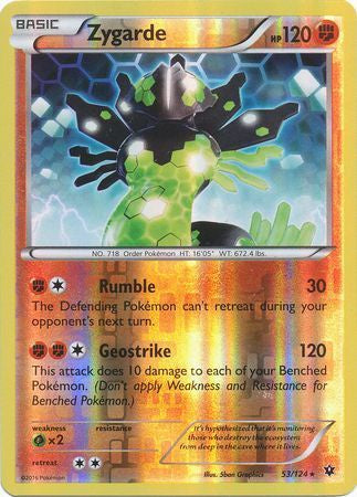 Zygarde - 53/124 - Rare - Reverse Holo available at 401 Games Canada