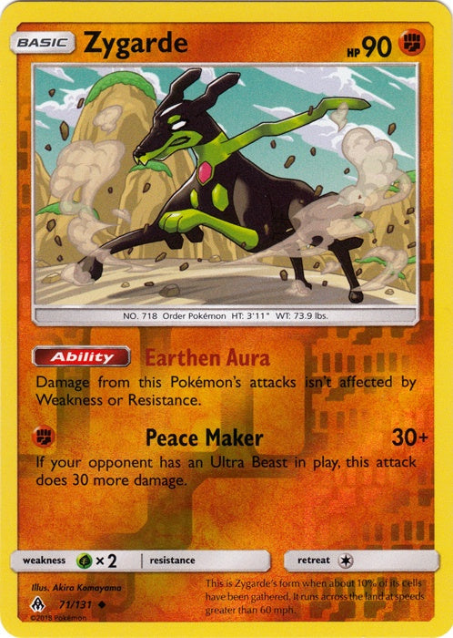 Zygarde - 71/131 - Uncommon - Reverse Holo available at 401 Games Canada