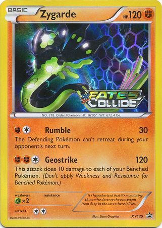 Zygarde - XY129 - Pre-Release Promo available at 401 Games Canada