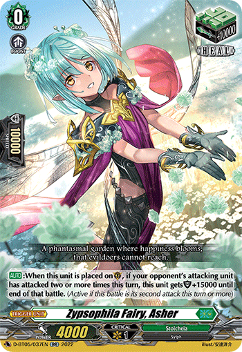 Zypsophila Fairy, Asher - D-BT05/037 - Double Rare available at 401 Games Canada