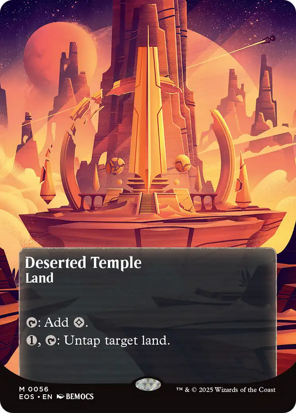 Deserted Temple - Borderless Poster (EOS)