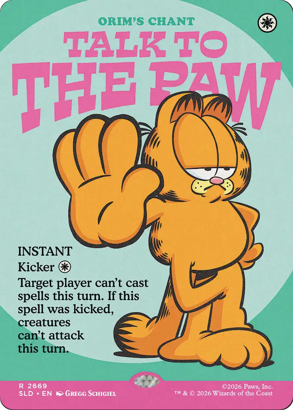 Talk to the Paw // Orim's Chant - Garfield: Motivationally Challenged (SLD)