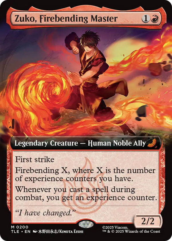 Zuko, Firebending Master - Extended Art (TLE)