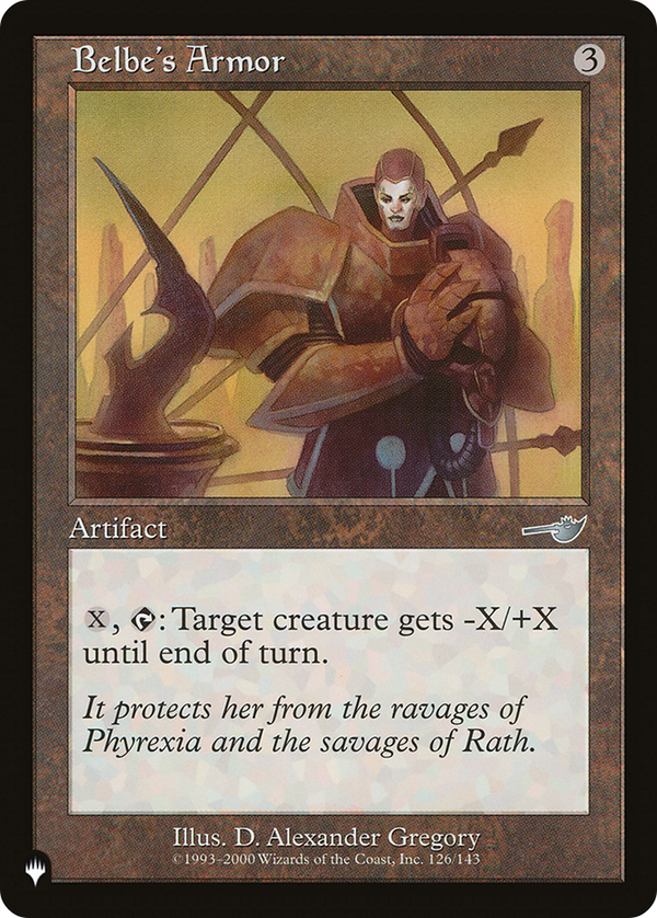 Belbe's Armor - NEM Reprint (PLST)