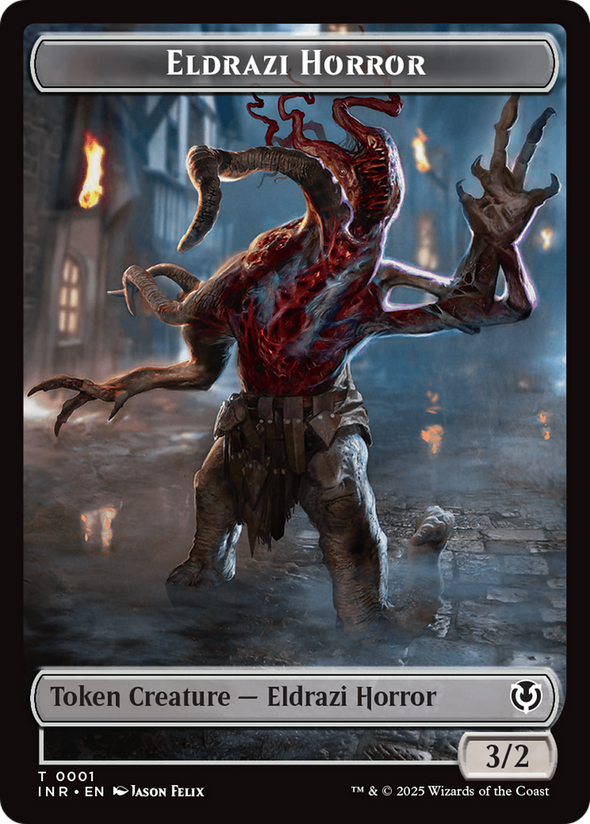 Eldrazi Horror // Human Soldier (003) Token (TINR)