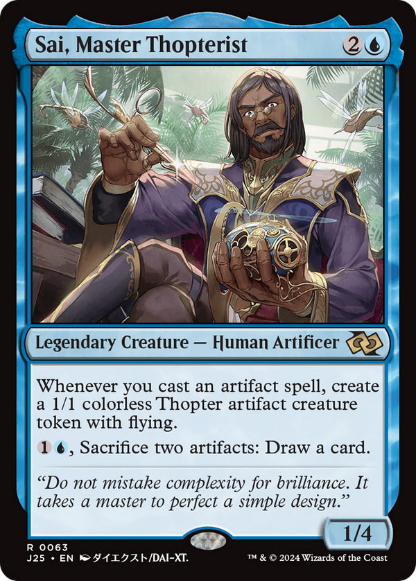 Sai, Master Thopterist (J25)
