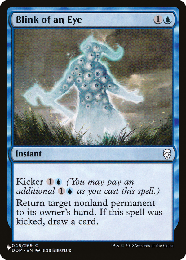 Blink of an Eye - DOM Reprint (PLST)