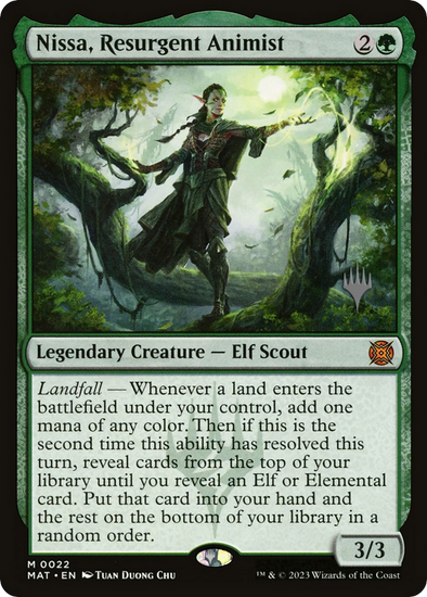 Nissa, Resurgent Animist - Promo Pack (PMAT)