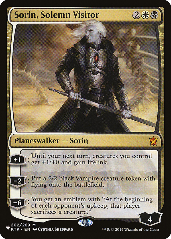 Sorin, Solemn Visitor - KTK Reprint (PLST)