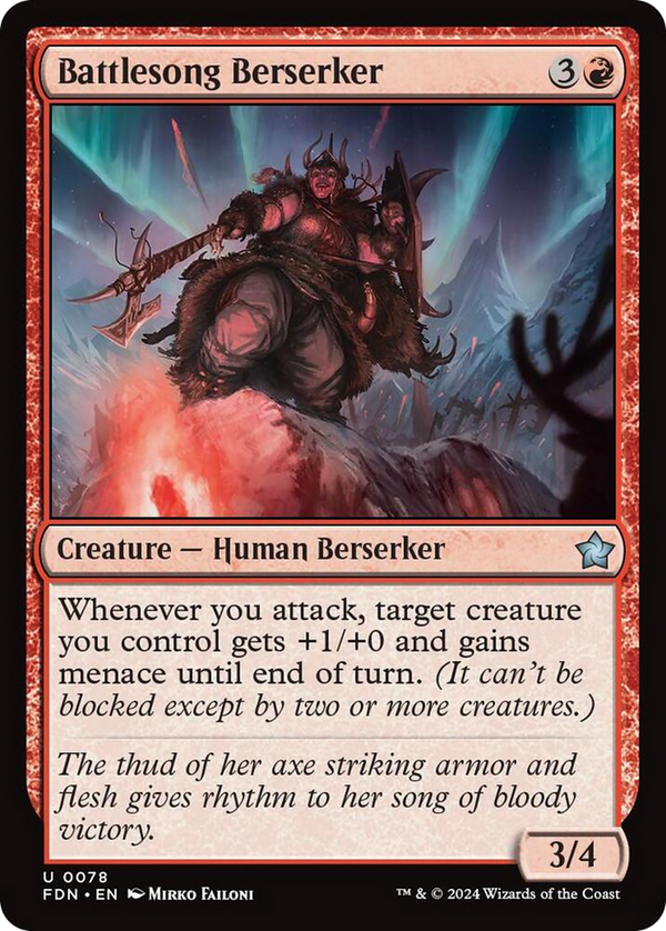 Battlesong Berserker (FDN)