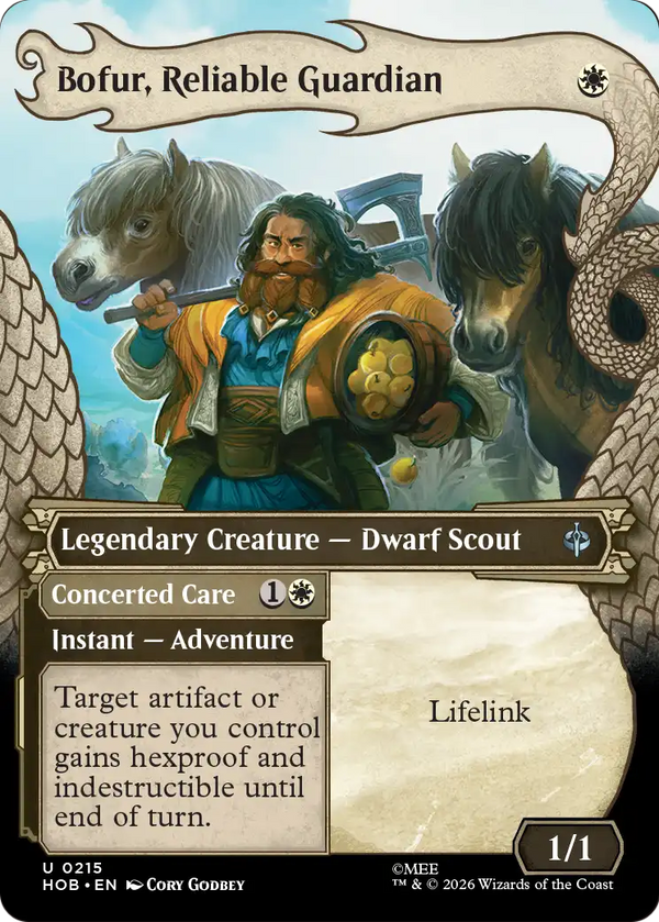Bofur, Reliable Guardian // Concerted Care - Dragon Hoard Frame (HOB)