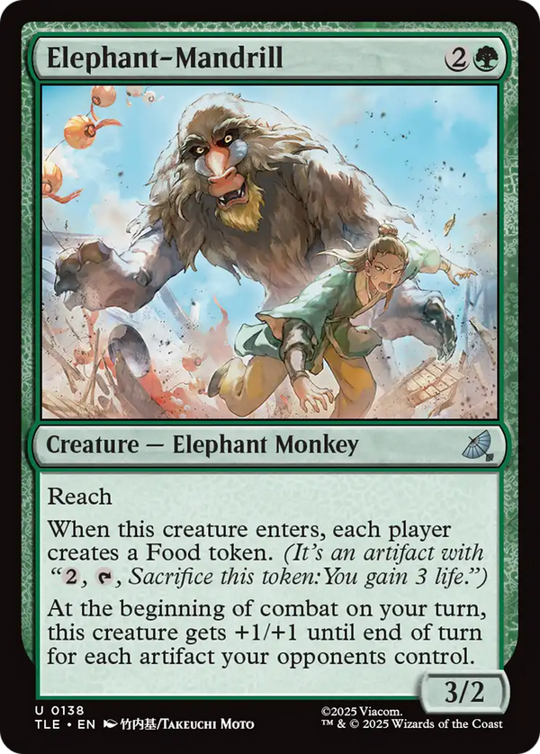 Elephant-Mandrill (TLE)